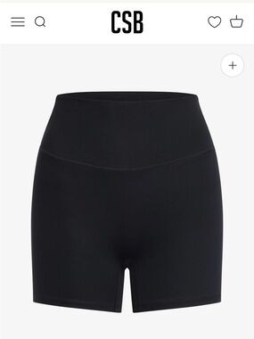 NWOT  CSB Serenity Scrunch Shorts 4” Size Small
